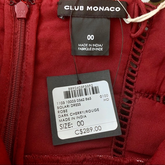 Club Monaco Red Bolari Dress - Picture 8 of 10